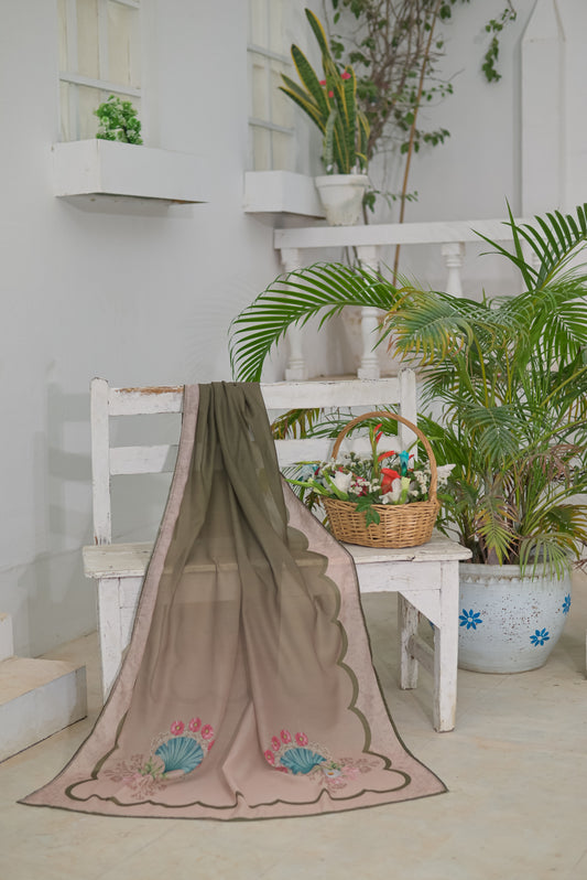 Blush Garden Dupatta