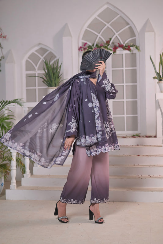 Charcol Floral