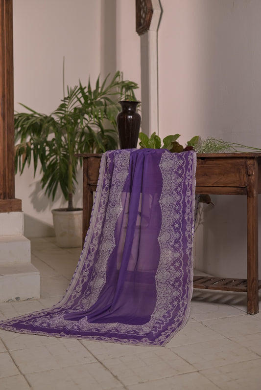 Regal Purple Dupatta