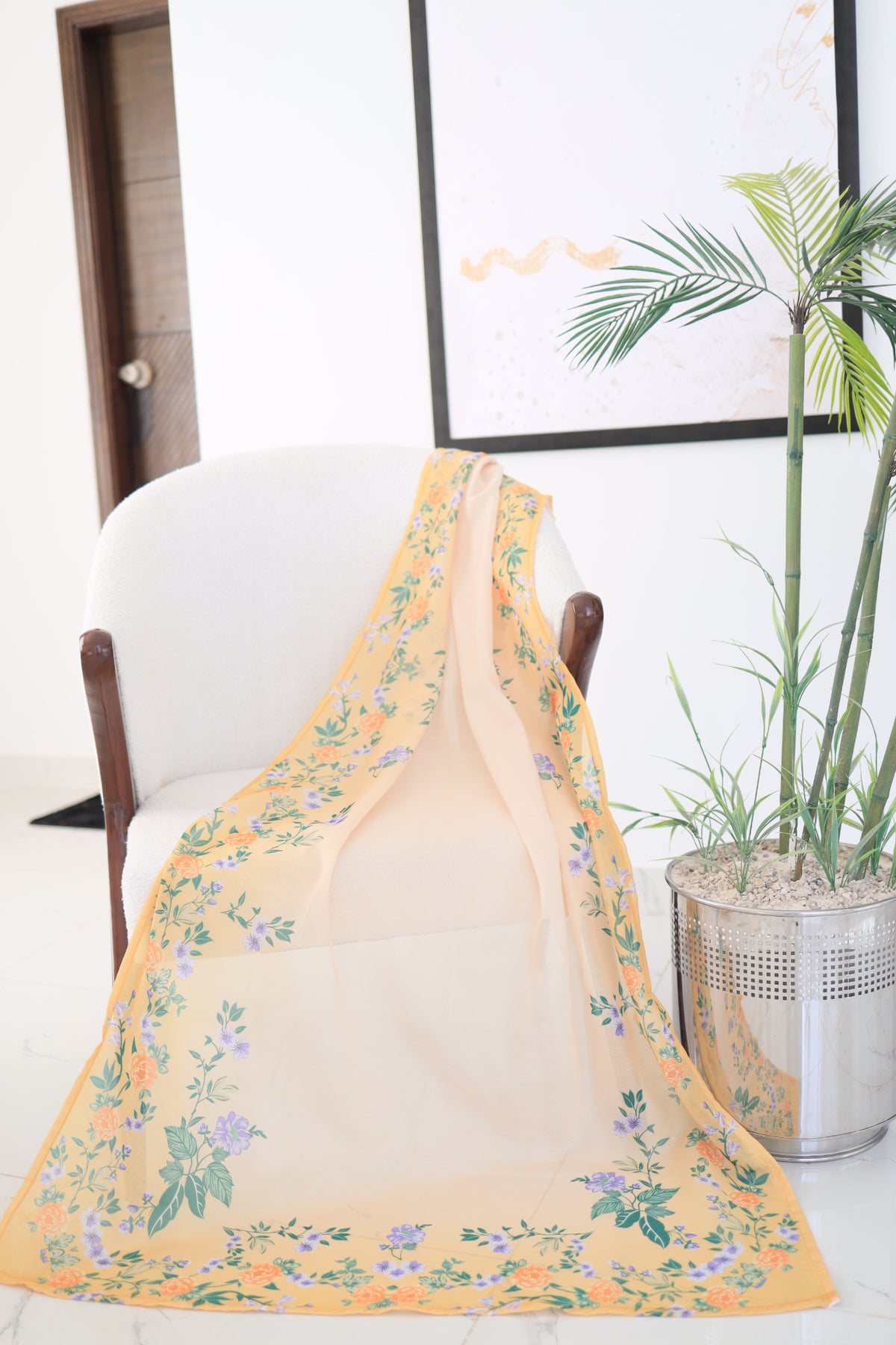 Sunshine Flora Dupatta